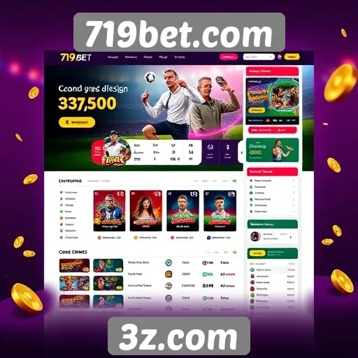 O_design e usabilidade do 719bet.com