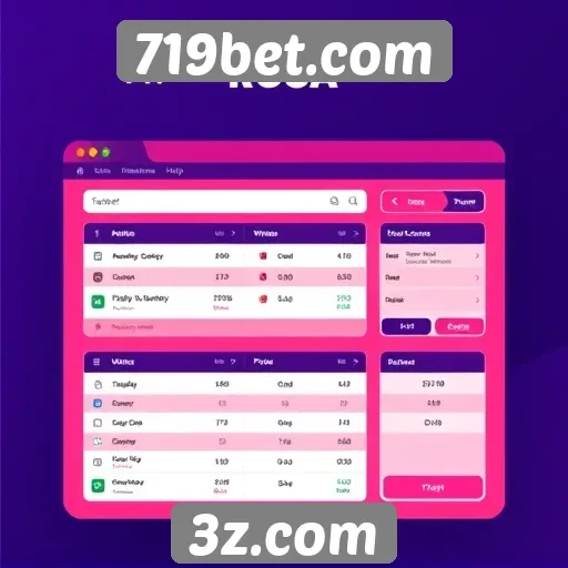 Interface do usuário no 719bet.com e sua usabilidade